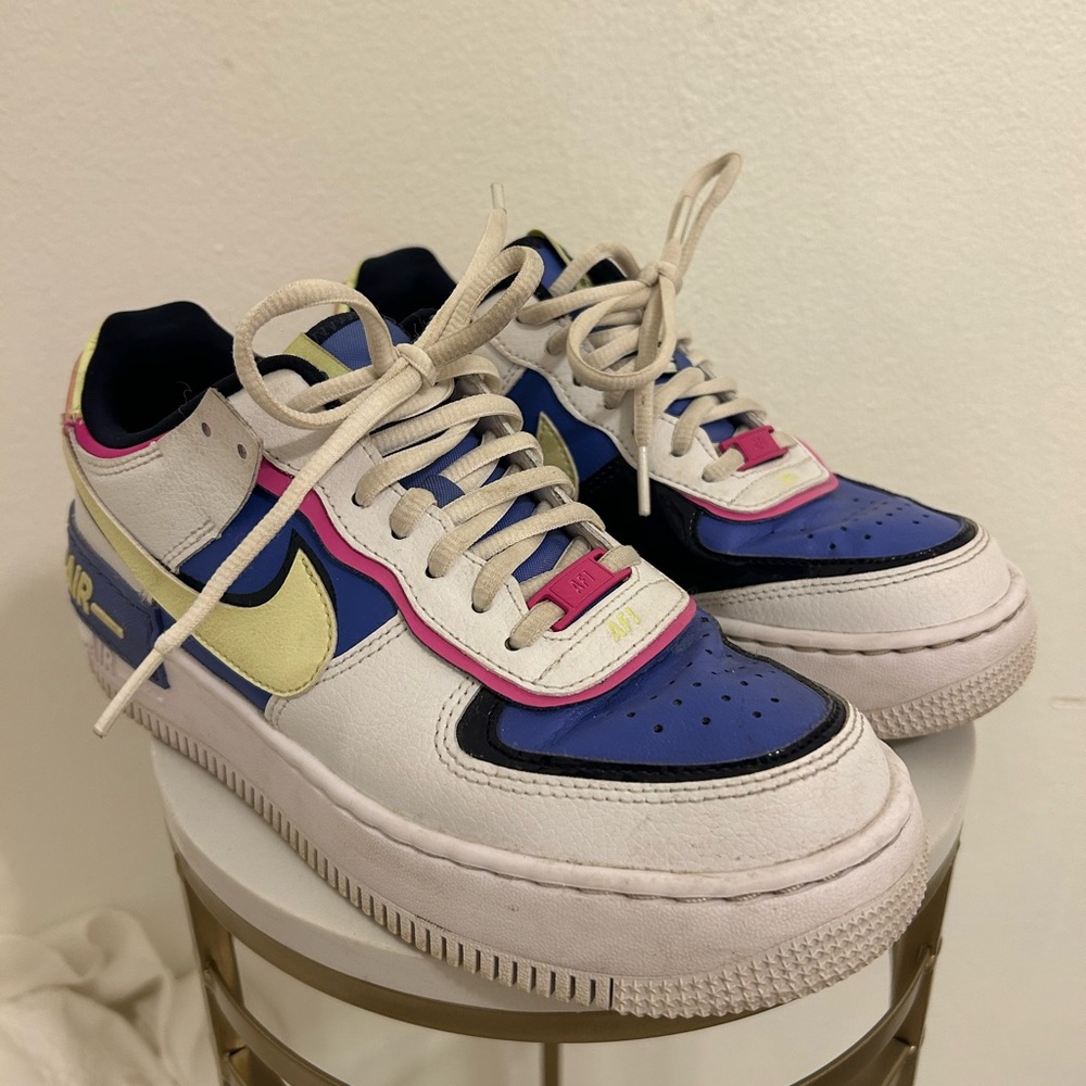 Nike Women's Air Force 1 Shadow 'Sapphire' - Picture 9 of 10